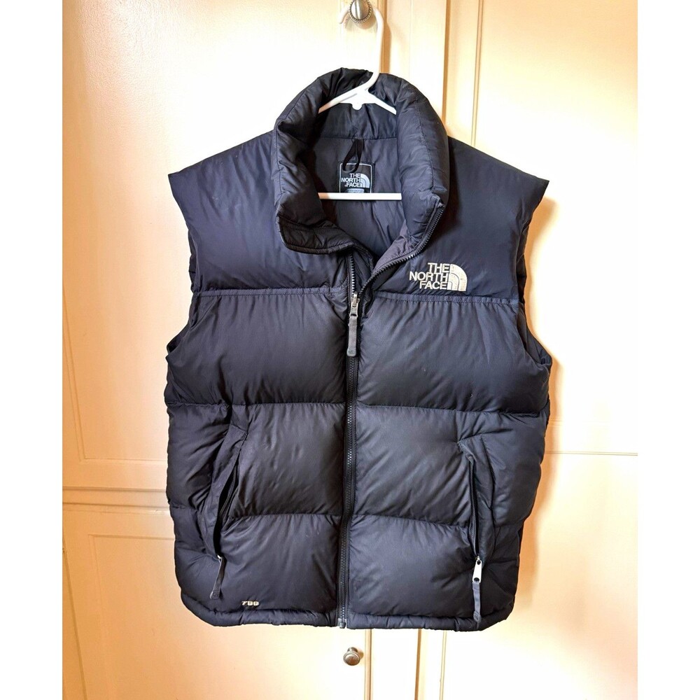 The North Face 700 Fill Goose Down Puffer Vest Black Full Zip Men’s M